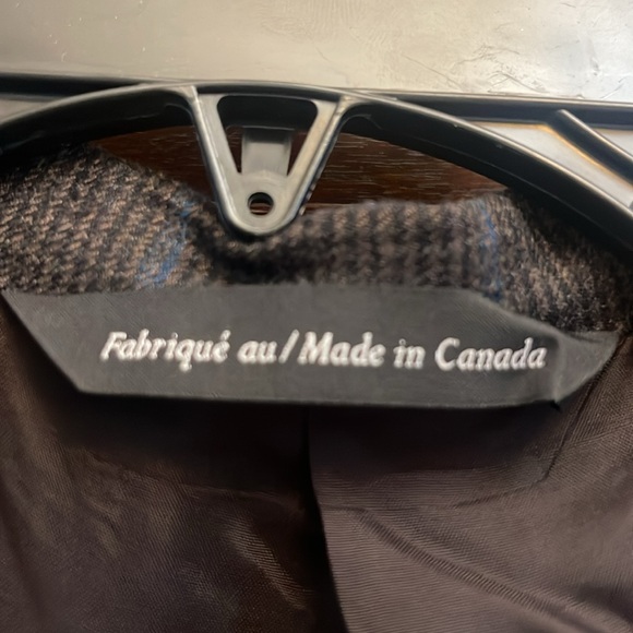 Coppley Windowpane Plaid Sport Coat, 42R - Picture 11 of 12